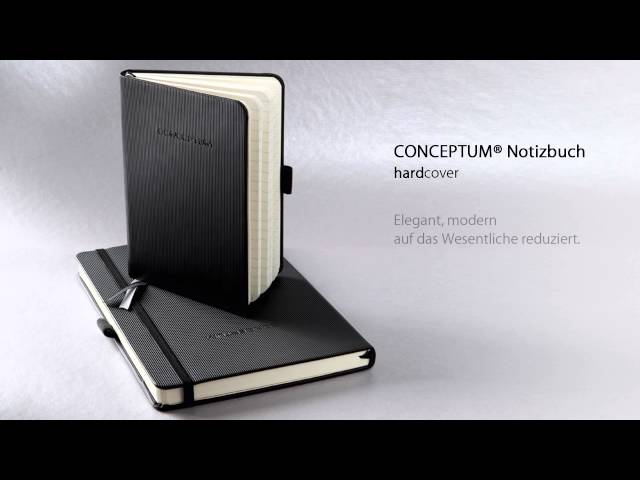 Video teaser per Sigel Conceptum Notizbuch