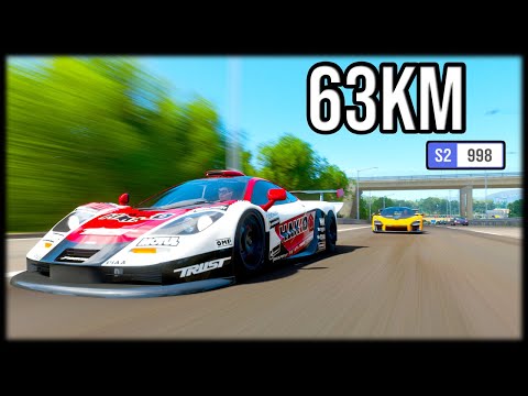 CORRIDA de 63KM com CARROS classe S2 - Forza Horizon 4 Online