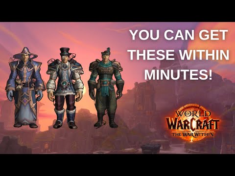 All New Transmogs YOU CAN GET IN MINUTES - World of Warcraft (The War Within)