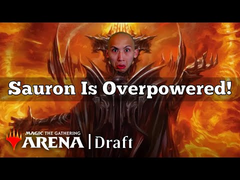Sauron Is Overpowered! | Lord of the Rings: Tales of Middle-earth Draft | MTG Arena