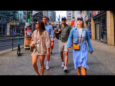 [4K] Walking in Berlin Germany Juni 2023. Walk in Berlin vrom Friedrichstraße to Reichstag.