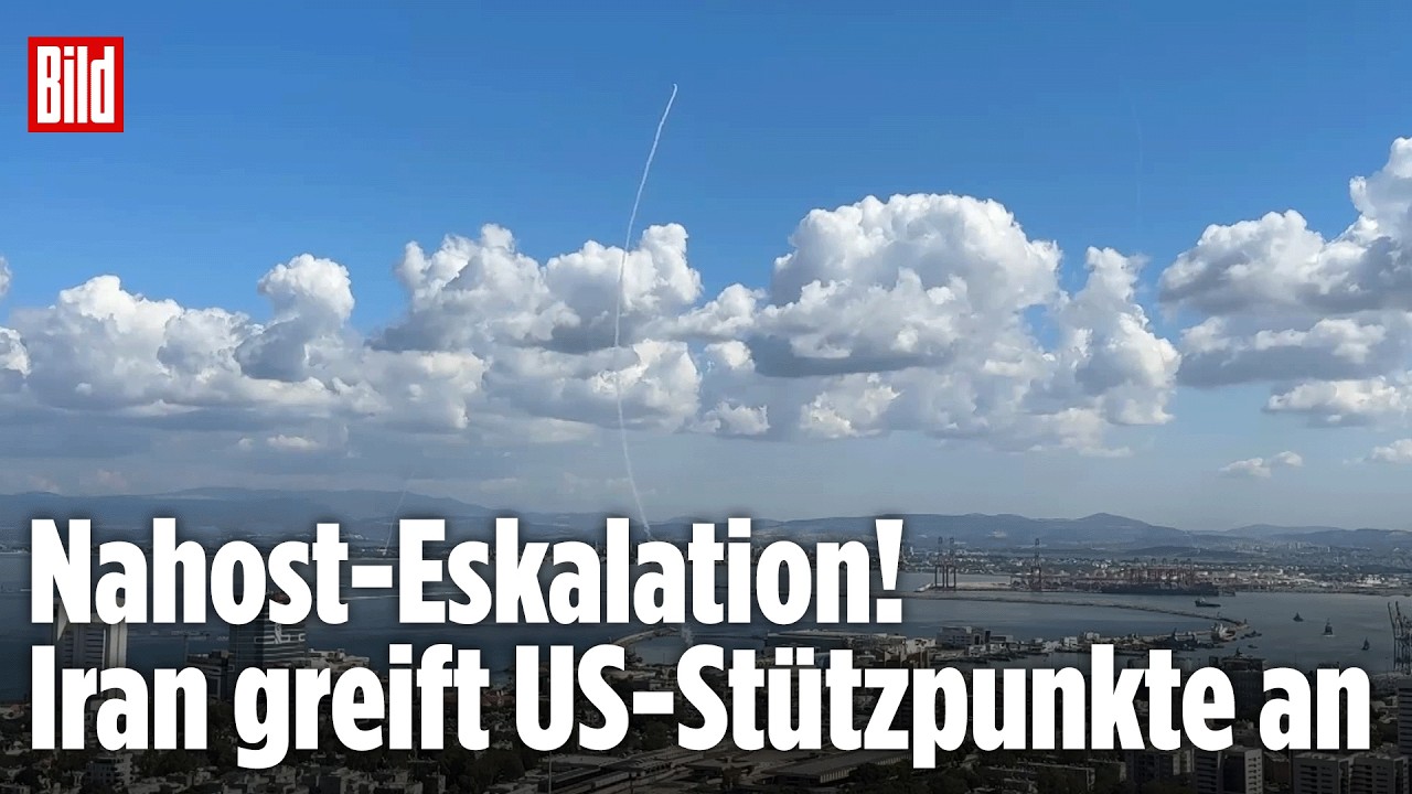 GEGENSCHLAG AUS TEHERAN: Iran greift US-Stützpunkte an – Raketenalarm nahe Haifa