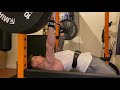 Close Grip Bench 100kg (5 sets x 5 reps)