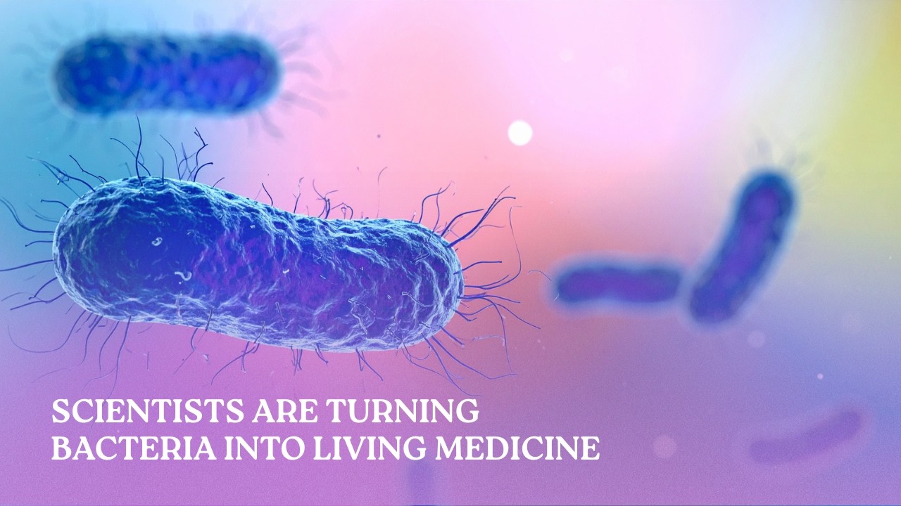 Scientists Are Turning Bacteria Into Living Medicine