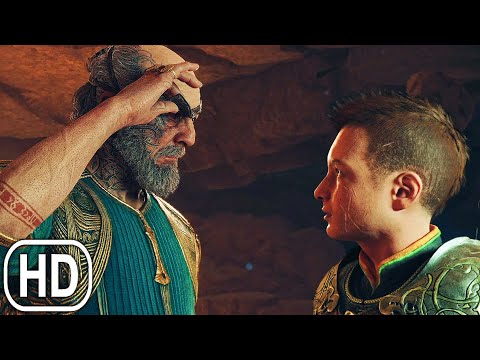 Odin Reveals How He lost His Eye Scene - God Of War Ragnarok
