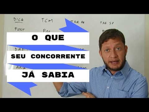 O Segredo do Concurseiro veterano: TRE PE, TCM RJ e TRE SP