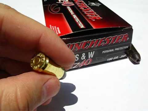 40 S&W - Winchester 180 Gr. SXZ - Ammo Test