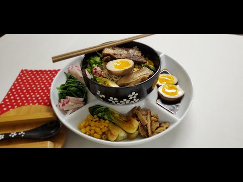 BRAISED LAMB RAMEN BOWL | PART-2: MAKING BRAISED LAMB CHOPS & ARRANGING RAMEN NOODLE BOWL |