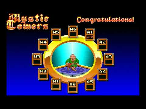 MS- DOS Mystic Towers #walkthrough  . Apprentice Towers 1 to 6