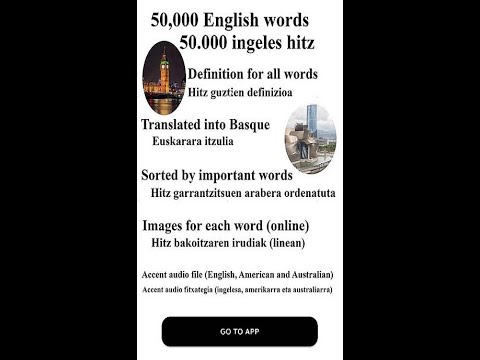 English basque dictionary