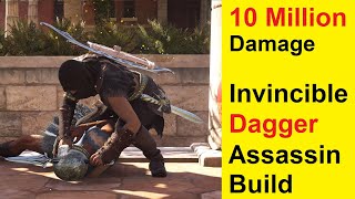 Assassins Creed Odyssey - Best Dagger Build - 100% Crit Chance - Invincible Dagger Assassin Build