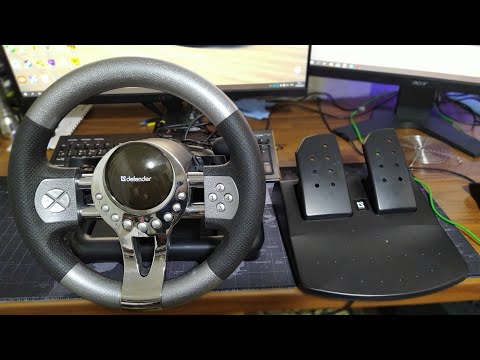 Подключаю руль к компьютеру + ссылка на скачивание драйверов