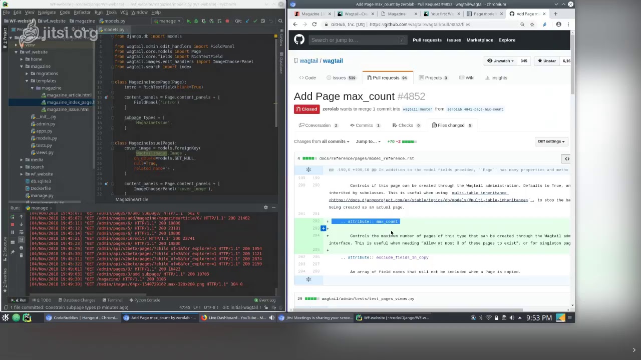 Python, Django, & Wagtail website (part 2)