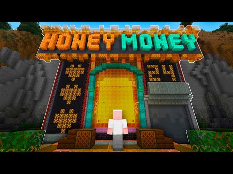 Using Honey and Redstone to make Diamonds.