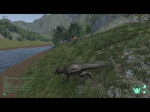 The Isle- giga ride in my sub. sub rex gameplay