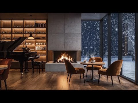 Midnight Coffee & Smooth Jazz ☕ Calming Lounge Music for Deep Focus & Sleepless Nights, 24/7 Live