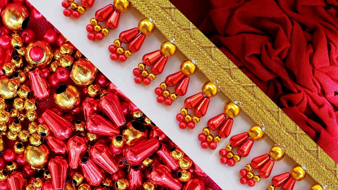 Daily, learn new and updated jewelry embroidery designs with me.#DIY🌹