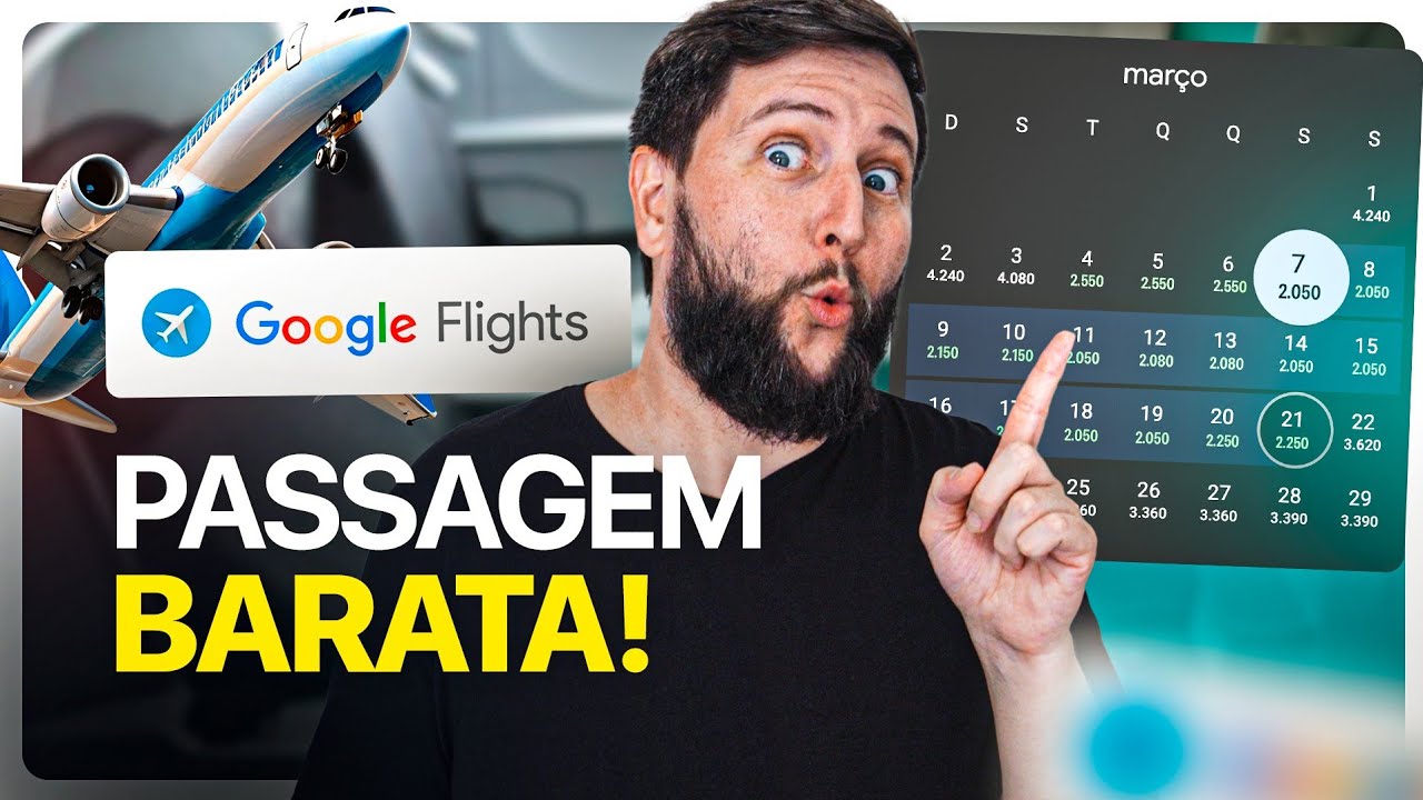 Como Usar o Google Flights MELHOR que 99% das Pessoas - Passagem Barata no Google Voos