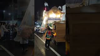 【藤枝大祭り】屋台引き違い　上伝馬区/千歳区　2025
