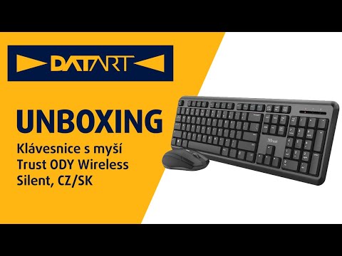 Klávesnice s myší Trust ODY Wireless Silent | unboxing