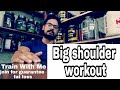 Exercises to get big round shoulder. Full workout