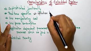 Characteristics of Embedded systems | ES | Embedded Systems | Lec-04 |  Bhanu Priya