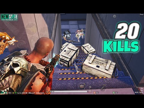 Wow 😮 20 kills solo vs squad 🔥 | PUBG NEW STATE