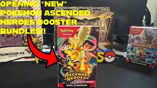 Opening The *New* Pokemon Ascended Heroes Booster Bundles!! (Pokemon)