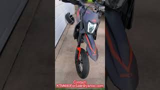 (SOLD) FOR SALE: 2023 KTM 690 SMC with MODS