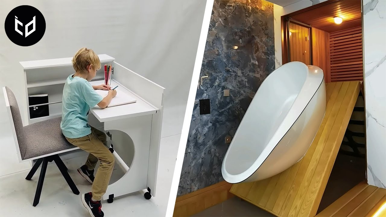INCREDIBLE Space Saving Furniture Murphy Bed Ideas #9