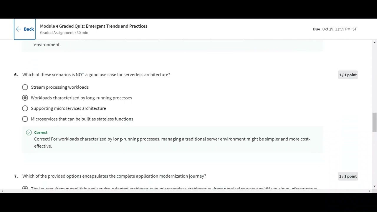 Week 4 Module 4 Graded Quiz: Emergent Trends and Practices Solution