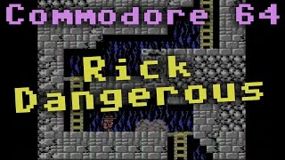 CC64 playing "Rick Dangerous" (1989). Game #116.