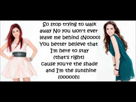 Ariana Grande & Elizabeth Gillies - Give it up - Lyrics