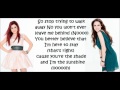 Ariana Grande & Elizabeth Gillies - Give it up - Lyrics