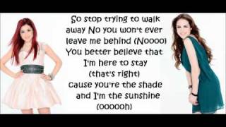 Ariana Grande &amp; Elizabeth Gillies - Give it up - Lyrics