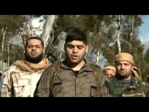 بيان انضمام لواء مغاوير التوحيد لجبهة أنصار الإسلام في منطقة معرة النعمان