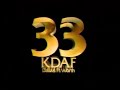 KDAF Fox Now The CW Station ID 1986