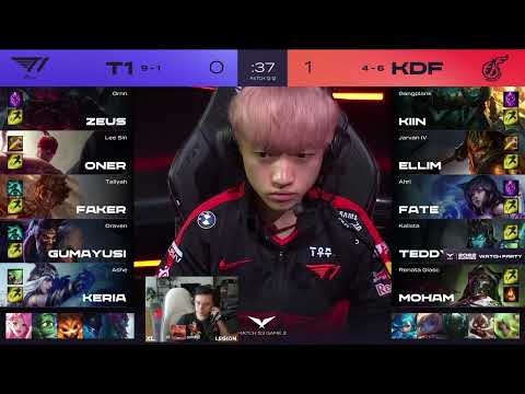 ZEUS' ORNN POGGO | T1 VS KDF GAME 2