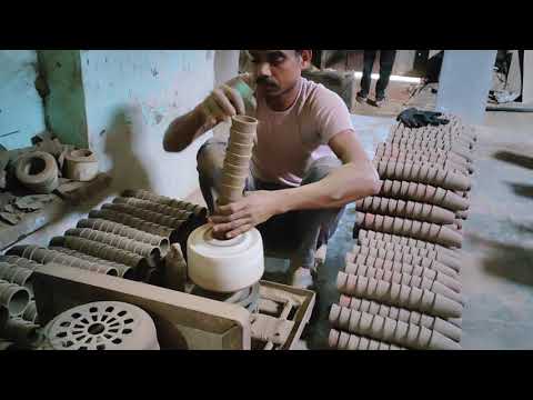 Mitti ke gilas machine