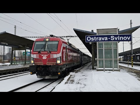 Vlaky Ostrava Svinov 13.1 2026