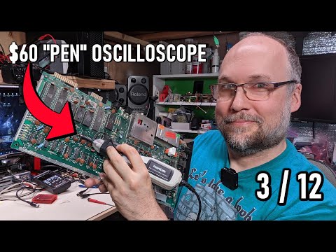 3/12 C64 repair using a pen oscilloscope (Hantek PSO2020 Review)