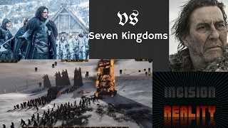 Seven Kingdoms Mod Jon Snow VS Mance Rayder Defending Castle Black! Siege Total War Attila HD