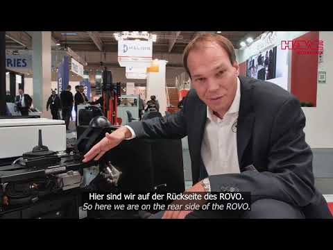 Electric robot platform ROVO for agricultural applications live at the Agritechnica 2023