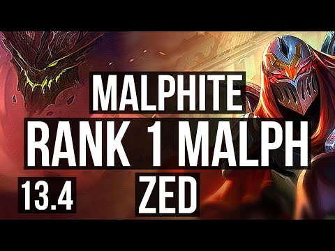 MALPHITE vs ZED (MID) | Rank 1 Malph, 7/1/11 | EUW Challenger | 13.4