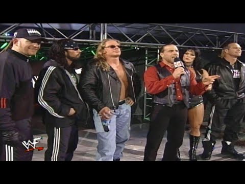 Shawn Michaels Reunites With D Generation X To Confront Vince McMahon, Raw 1999/01/04