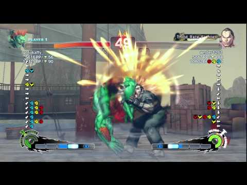 gotokaffy [Blanka] vs. wnder1261 [Dan] - PSN SSF4 Arcade Edition