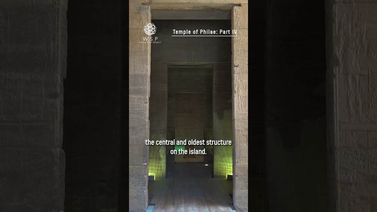 Temple of Philae 3D Scanning Project：Part4 / WORLD SCAN PROJECT #shorts #egypt #philae