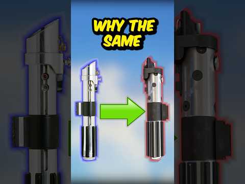 Why Does Vader's Lightsaber Look Like Anakin's?