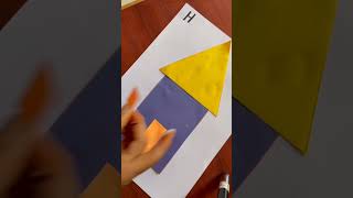 shape hut cut and paste