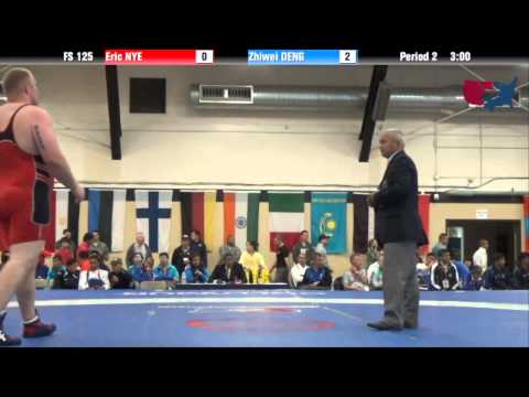 125 KG QF - Eric Nye (USA) vs Zhiwei Deng (CHN)